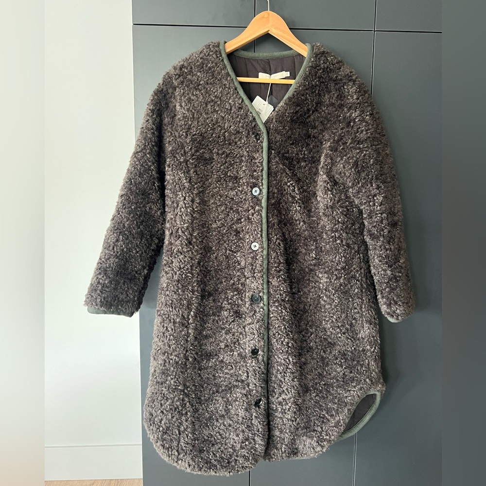 7115 by Szeki Curly Jacket in Umber - New With Tags